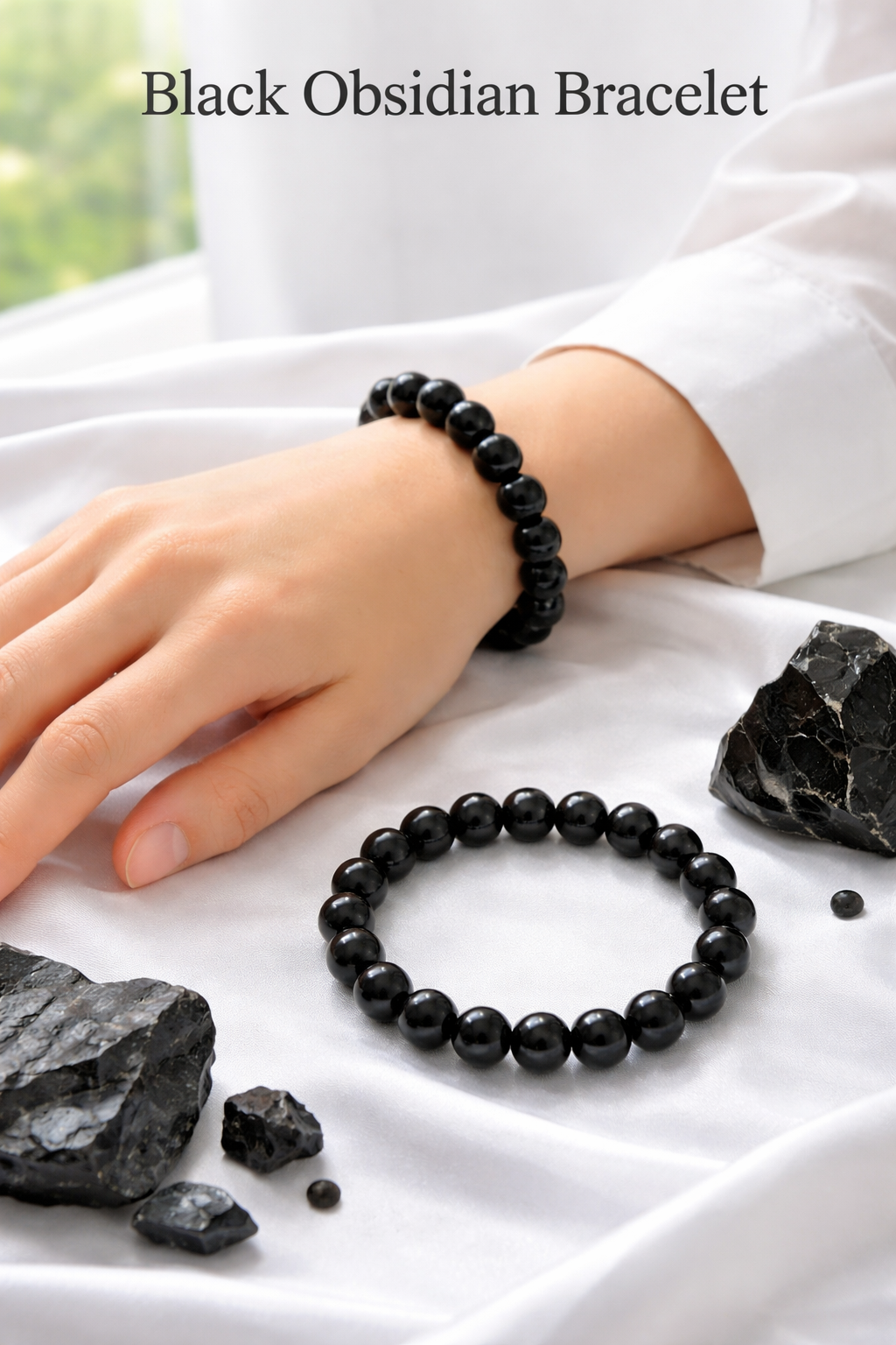 Black Obsidian Bracelet – Protection & Strength