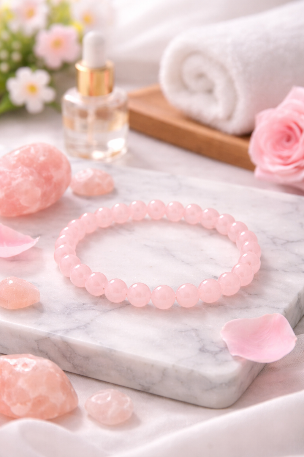 Rose Quartz Bracelet – Love & Harmony