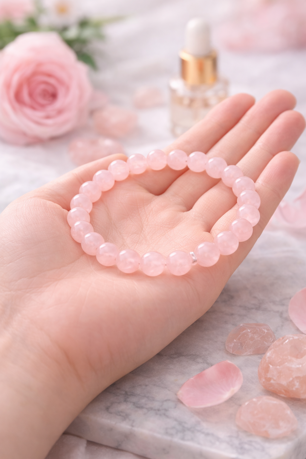 Rose Quartz Bracelet – Love & Harmony