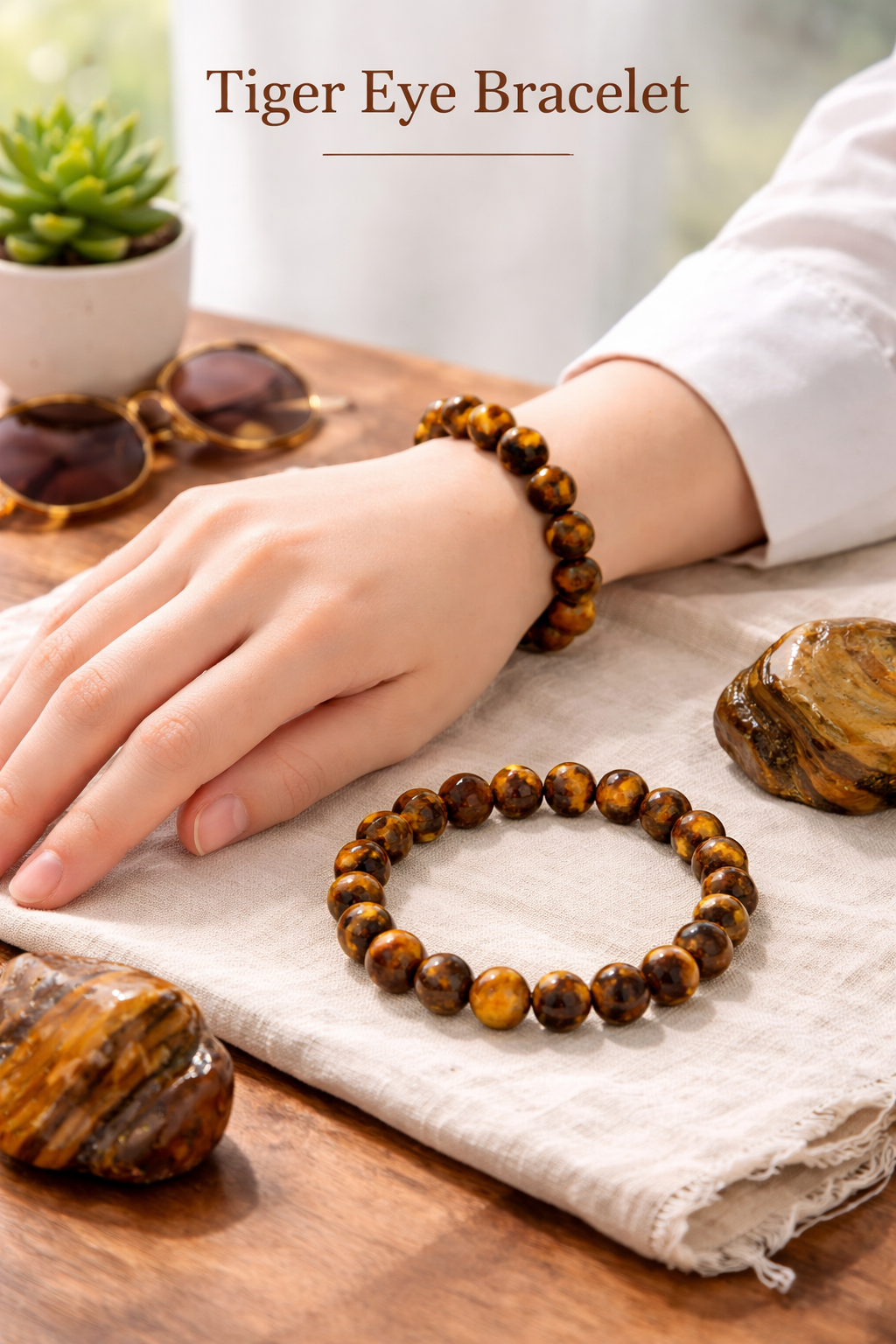 Tiger Eye Bracelet – Confidence & Success
