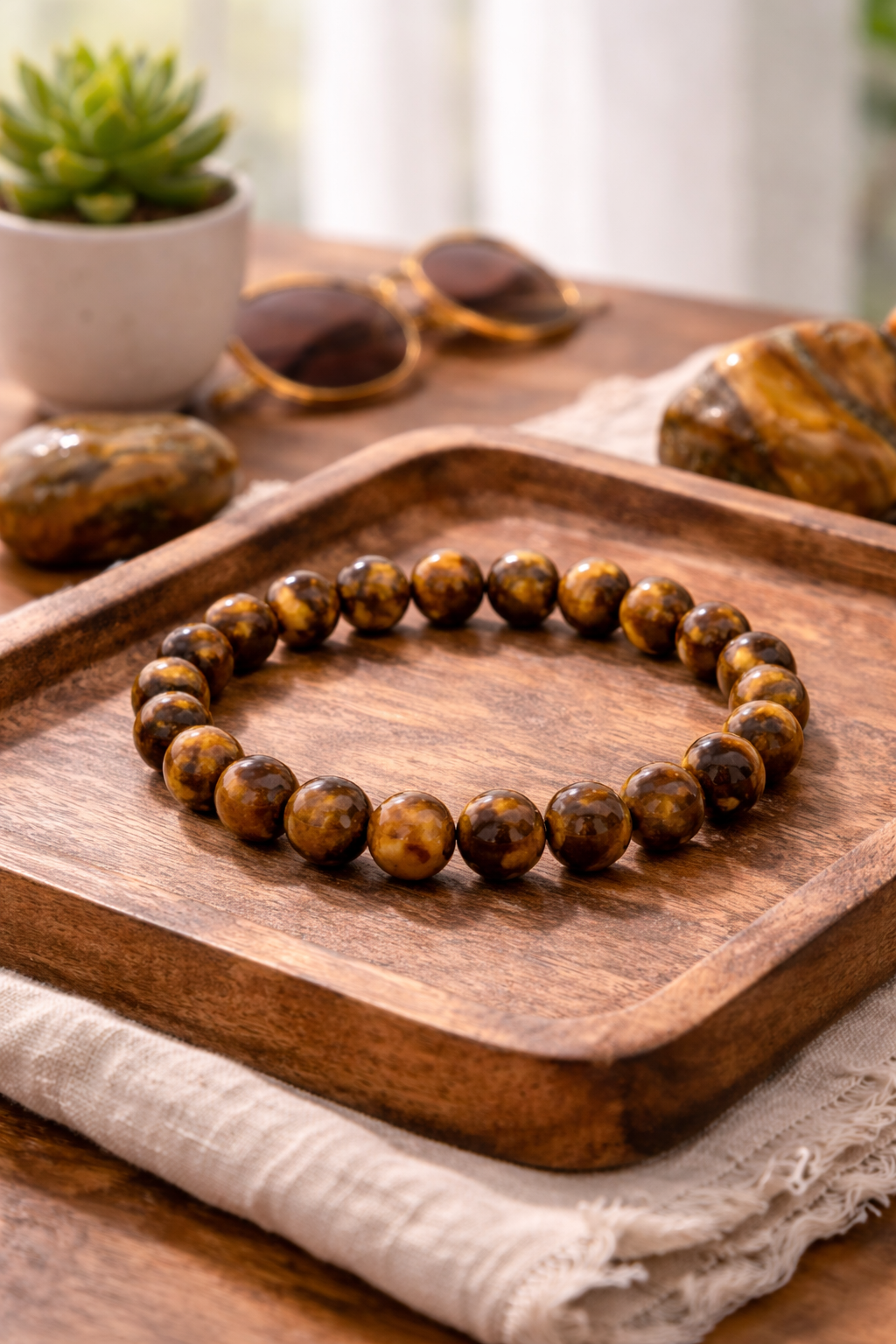 Tiger Eye Bracelet – Confidence & Success
