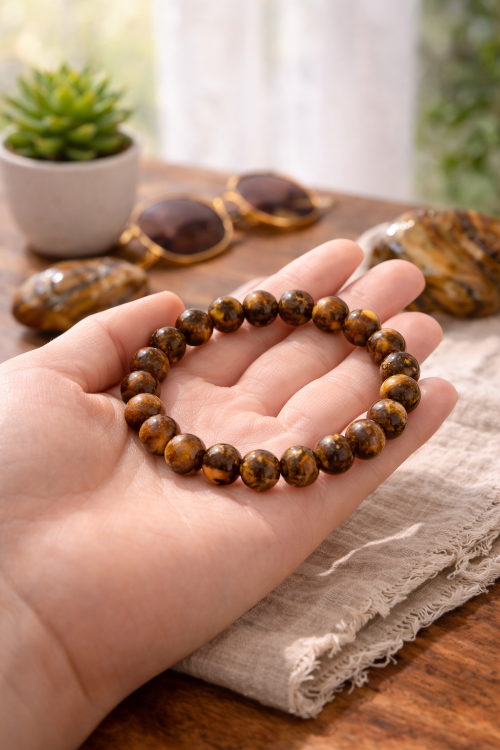 Tiger Eye Bracelet – Confidence & Success